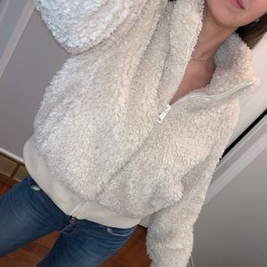 Zara faux shearling fall jacket